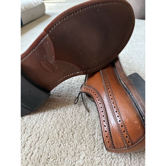 VTG Florsheim Imperial Brown Shoes Sz 9.5 D 93602 - Resoled with Vibram!! main image 5